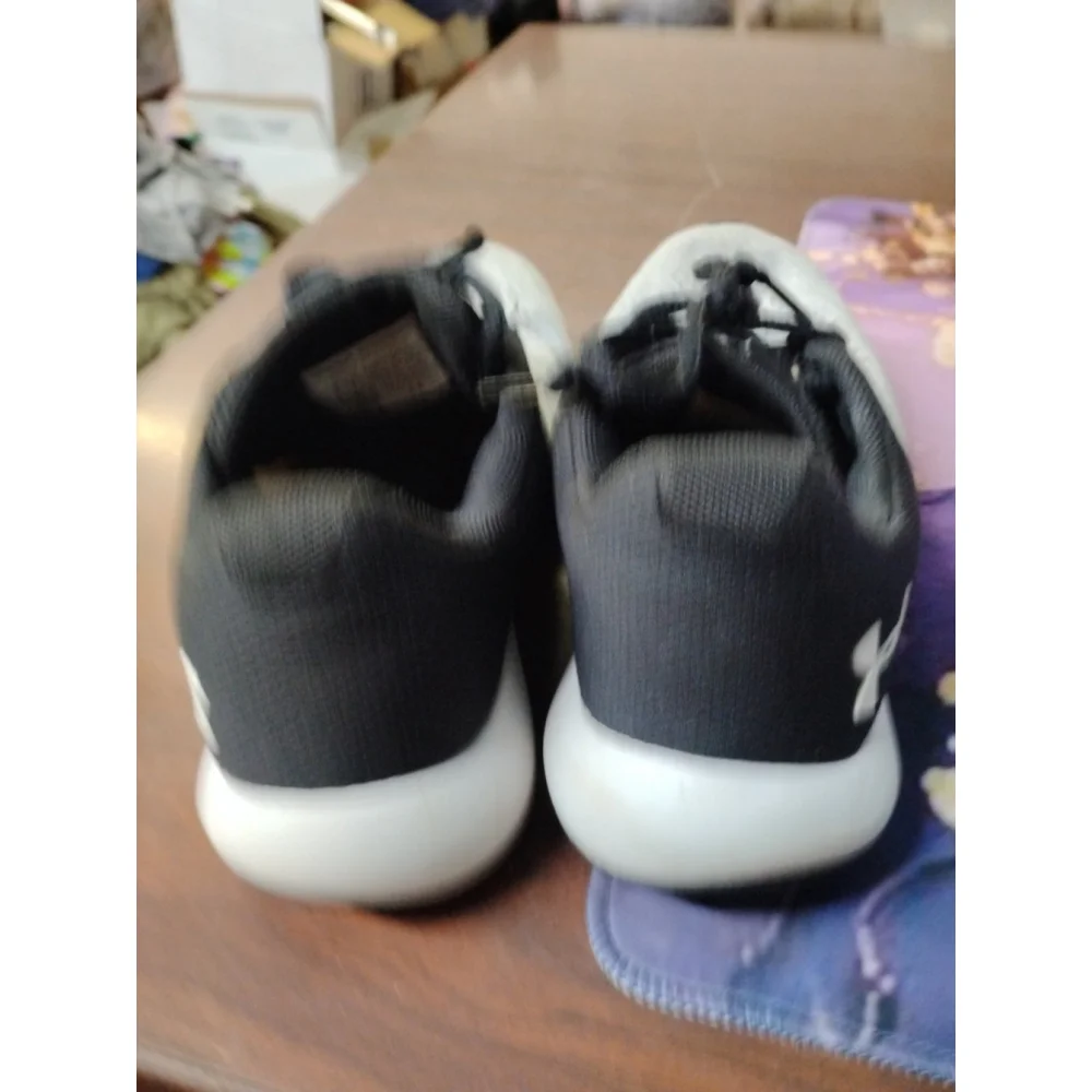 Under Armour Womens Micro‎ G Pursuit 3000101-103 Gray Black Running Shoes Size 5